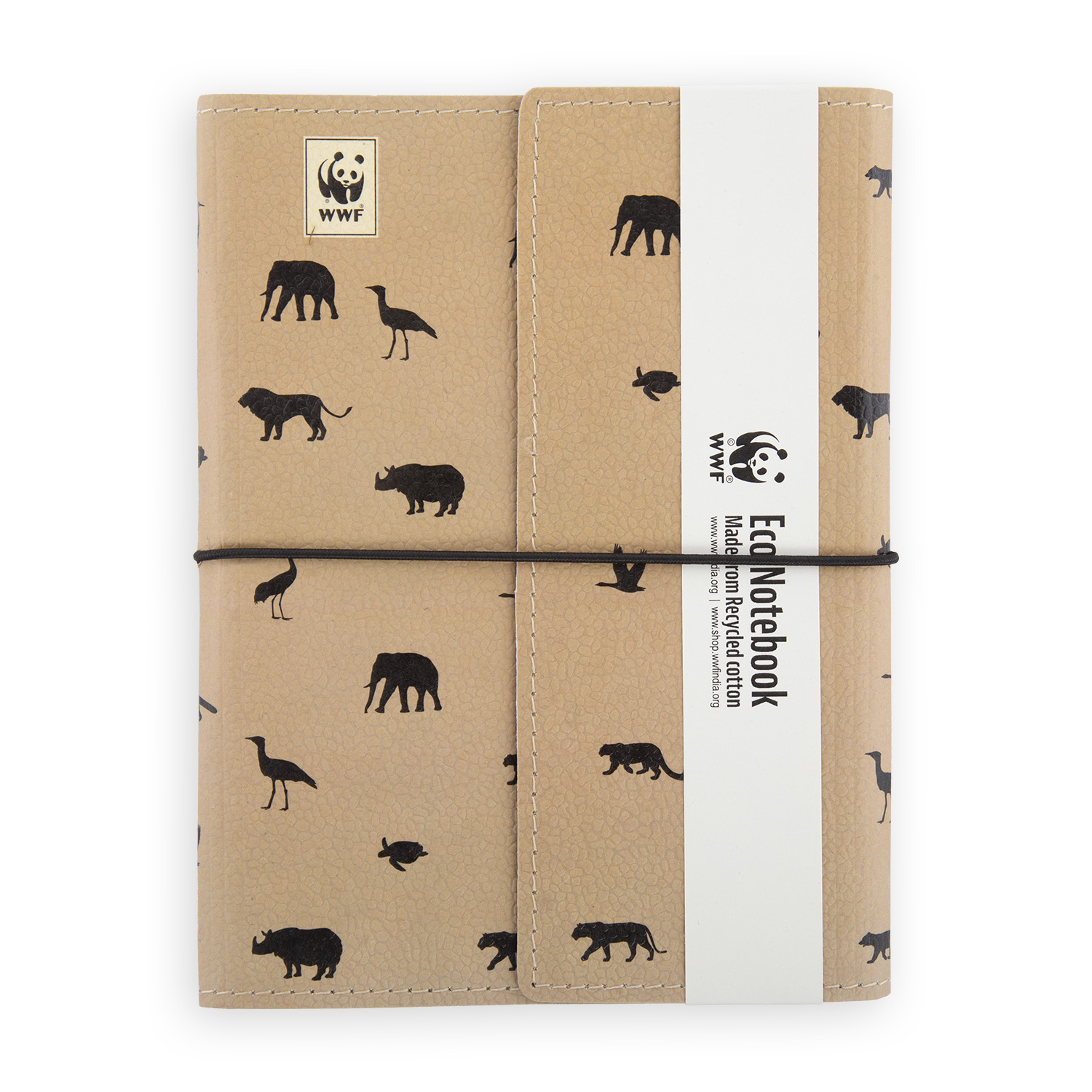 ECO Notebook – Animal Print Beige – WWF Nature Store