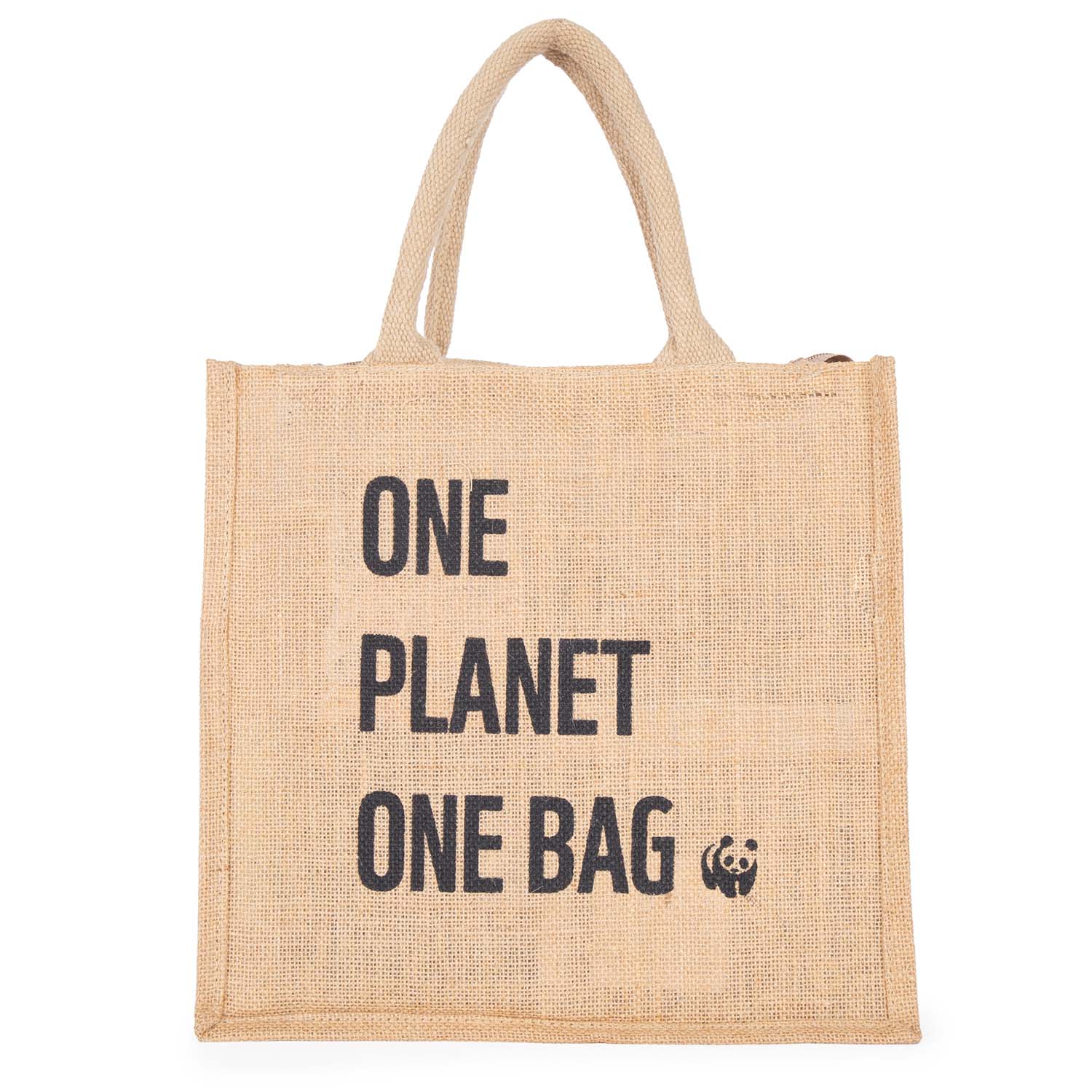 Jute Lunch Bag – Panda - WWF Nature Store