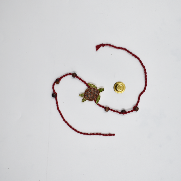 Olive Ridley Turtle - Rakhi | Lapel Pin | Magnet - Image 3