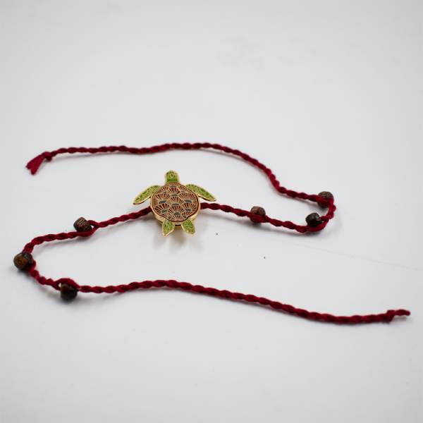 Olive Ridley Turtle - Rakhi | Lapel Pin | Magnet - Image 2