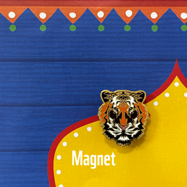 Tiger - Rakhi | Lapel Pin | Magnet - Image 4