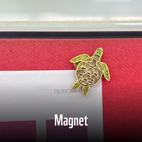 Olive Ridley Turtle - Rakhi | Lapel Pin | Magnet - Image 6