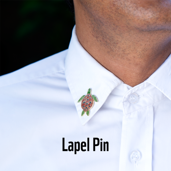 Olive Ridley Turtle - Rakhi | Lapel Pin | Magnet - Image 5