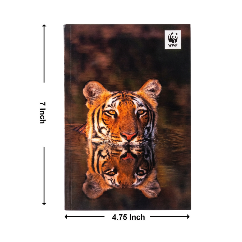 Tiger Print Mini Notebook - Portrait - Image 3