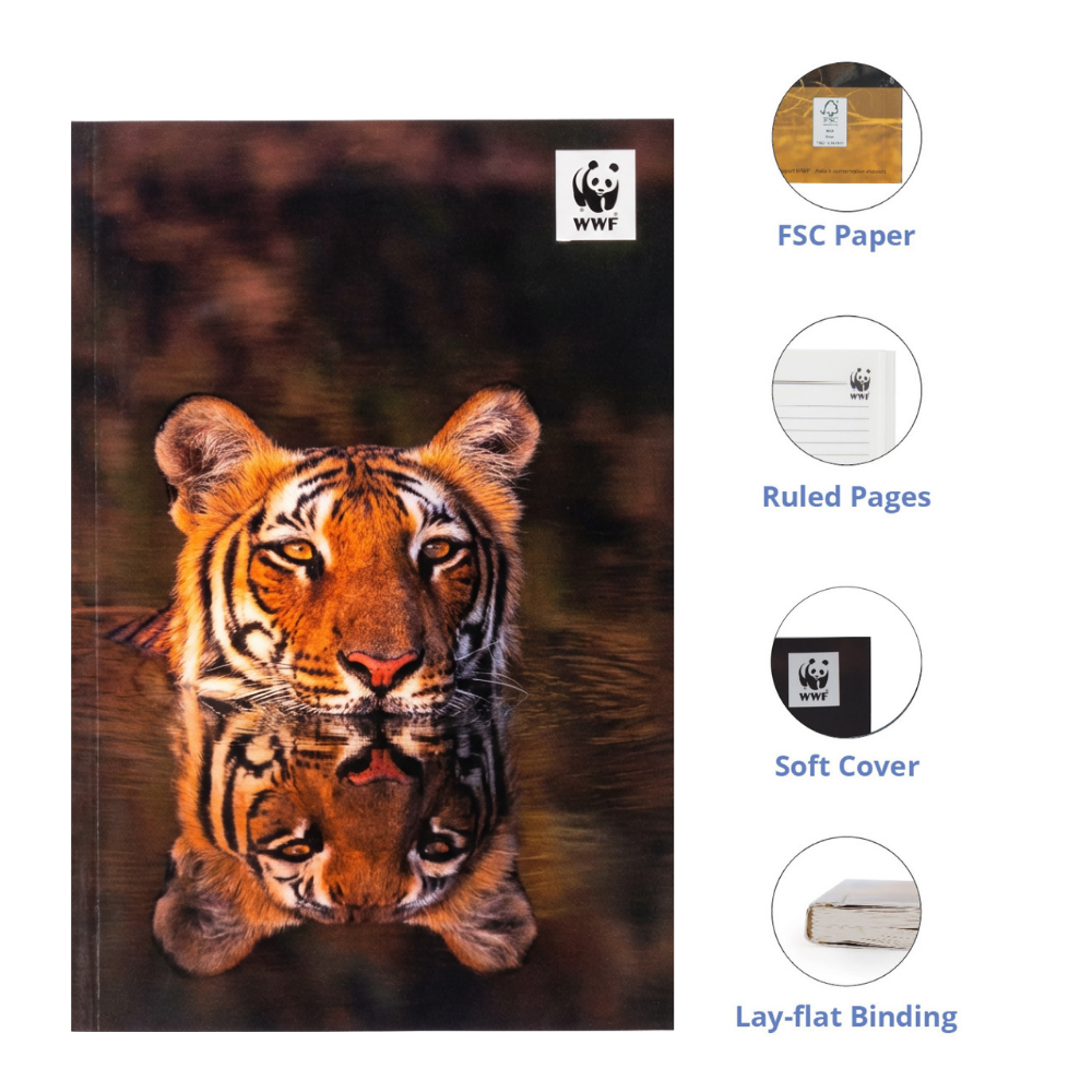 Tiger Print Mini Notebook - Portrait