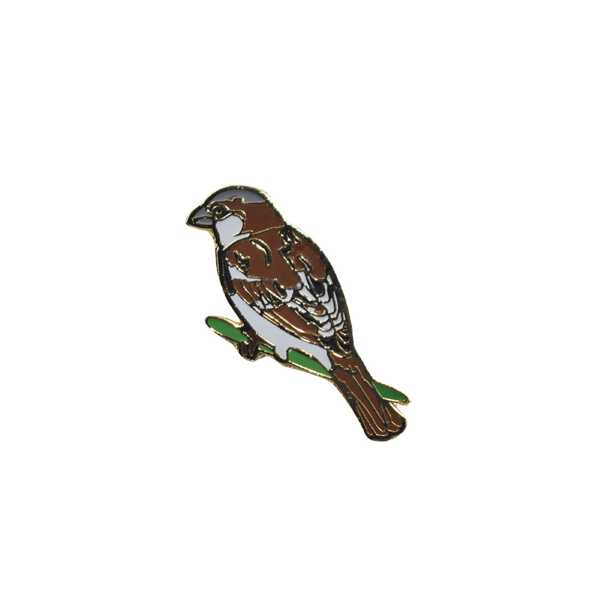 House Sparrow (Female)- Lapel Pin