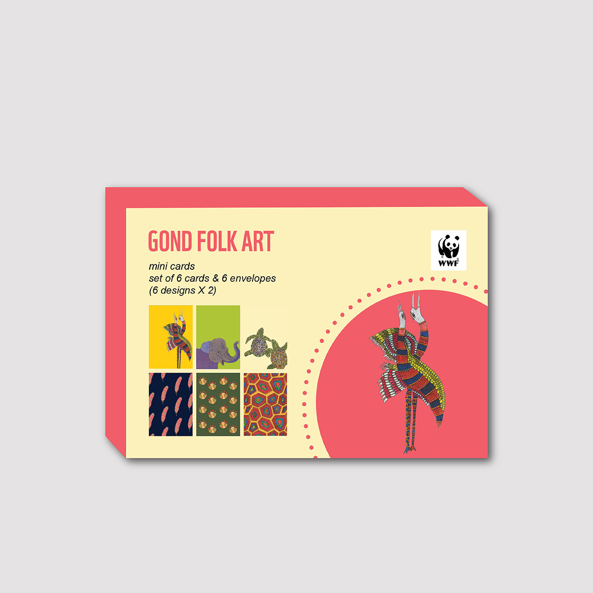 Gond Folk Art: Greeting Card Collection