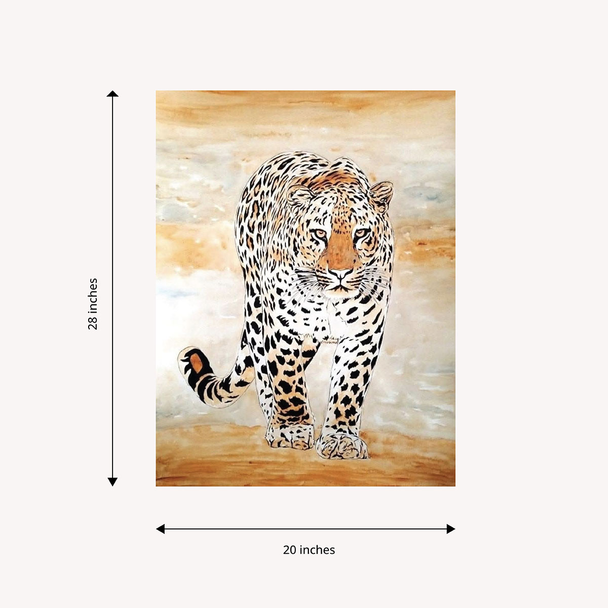 Painting: Leopard Stroll (Unframed) - Image 2