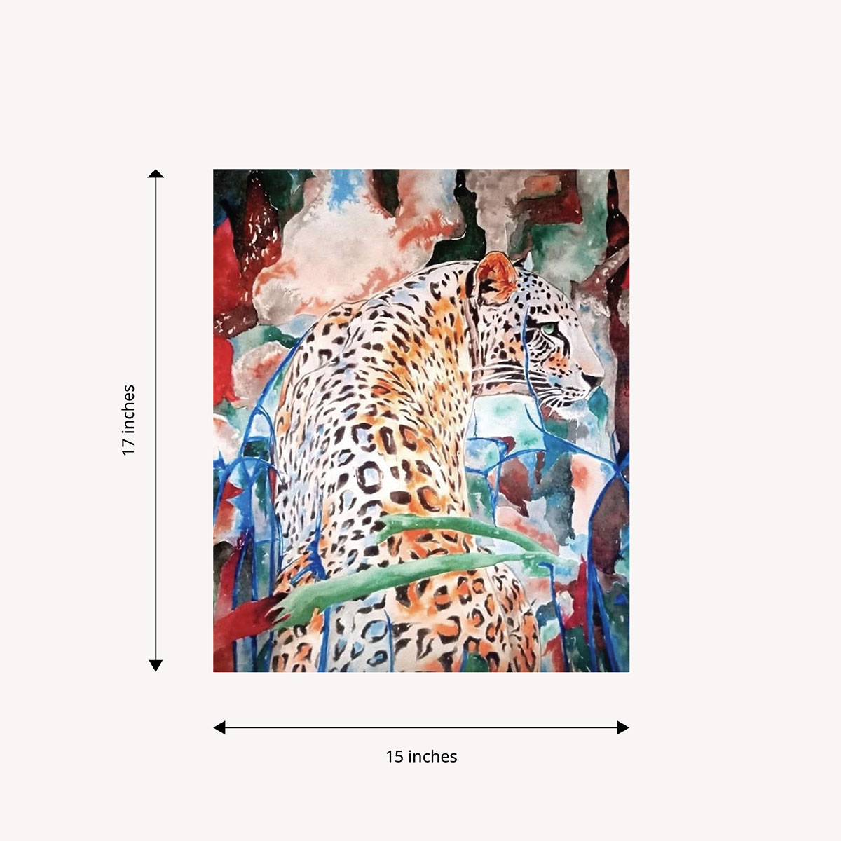 Painting: Leopard (Unframed) - Image 2
